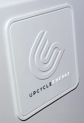 Upcycle Energy battery cabinet badge